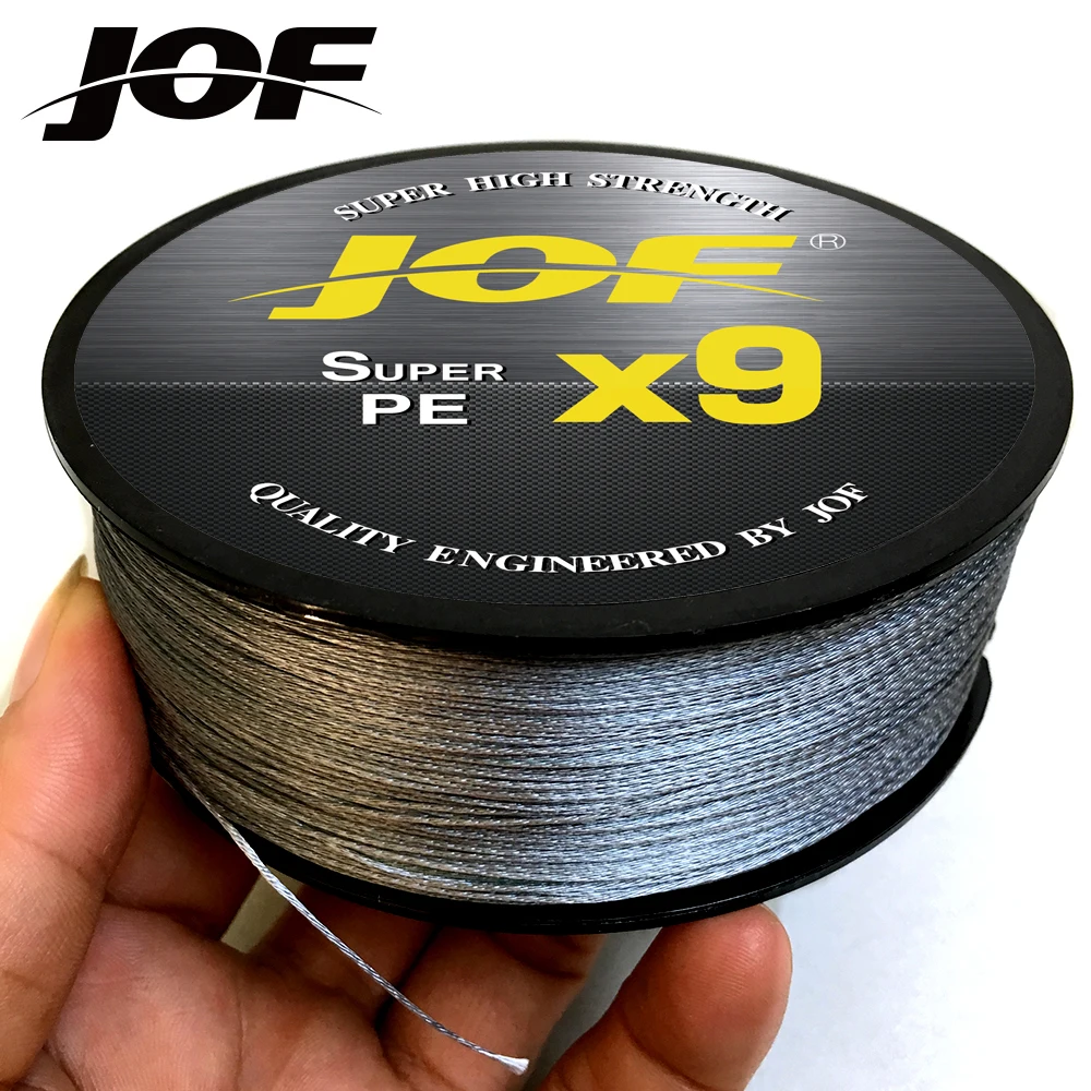 JOF Saltwater Fishing Line Braided Fishing Line Pe 9X Pro Super Power 300M  100M Fishing Thread - AliExpress