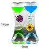 Acrylic Double stress reliever Toys Heart Liquid Motion Drip Oil Hourglass Timer Clock Kids Toy Gift Home Decoration Crafts 6