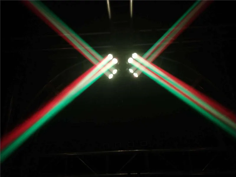 Mini LED 200W RGBW Moving Head Light LED Spider Beam Stage Lighting DMX 512 Spider Light Good for DJ Nightclub Party Disco Club