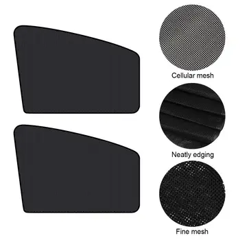 

2Pcs Car Sun Shade Cover UV Protection Block Car Side Window Shade Cling Sunshades Sun Shade Cover Visor Shield Screen