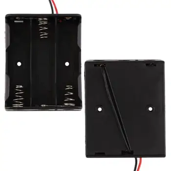 

Battery Box Slot Holder Case for 3 Packs Standard AA 1.5V Batteries UL