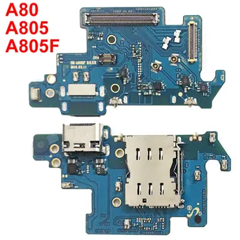 

10pcs/lot For Samsung Galaxy A80 A805 A805F SM-A805F Charge Charging Port USB Dock Connector Flex Cable