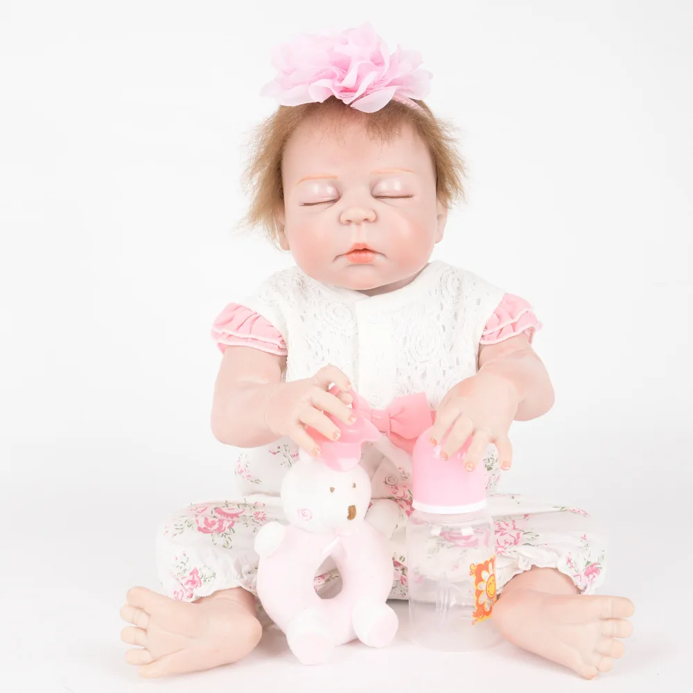 

Children GIRL'S Toy Model Doll Gift Cute Realistic Soft Baby Play House Rebirth Infant