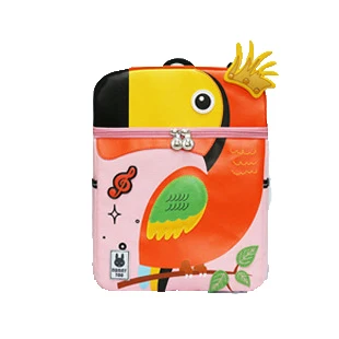 1-Big-Toucan Детский рюкзак милый 3D мультфильм Динозавр анти-потеря Единорог напечатанный детский сад ортопедический школьный портфель для девочки мальчик детская сумка - Цвет: 1-Big-Toucan