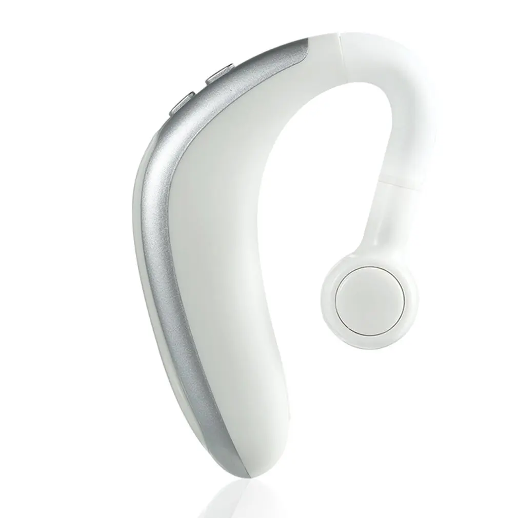 Серый H500 Bluetooth V5.0 привод наушники беспроводной крючок дизайн удобный мобильный телефон чередование вкладыши для левого/правого уха гарнитура - Цвет: Серый