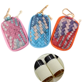 

Essential Oil Storage Bag 10-Slot Essential Oil Carrying Cases Essential Holder Portable Travel Makeup Bag Bottle Organizer
