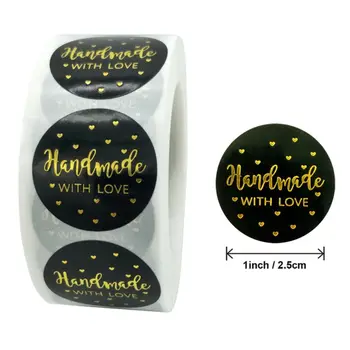 

500pcs Thank You Stickers Seal Label Scrapbooking Handmade Baking Gift Bag Decor C6UE