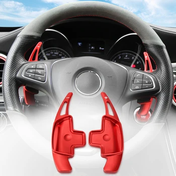 

1 Pair Car Steering Wheel Shift Paddle Shifter Extension For Benz A B C E GLE CLS Class W177 W205 W213 C257 X253 2016 2017 2018