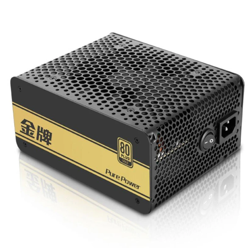 PSU для Sama полный модуль 24K 80plus Золотая Бесшумная обратная линия игра источник питания Поддержка 2080Ti GPU 750W блок питания ETX-750-1