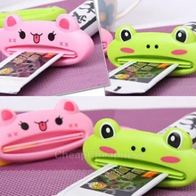 1 шт. домашний держатель для ванной простая соковыжималка держатели зубных щеток сантехника мультфильм зубная паста диспенсер