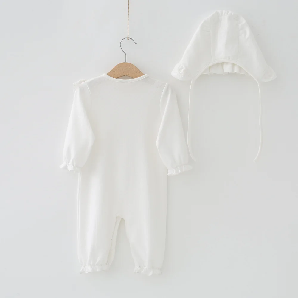 Одежда для новорожденных девочек от 0 до 3 месяцев года, новая детская одежда кружевные вечерние комбинезоны для новорожденных, комбинезон для крещения