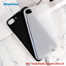 Para vodafone inteligente ultra 6 gel pudim silicone telefone protetor de volta escudo para vodafone inteligente ultra 6 macio tpu caso