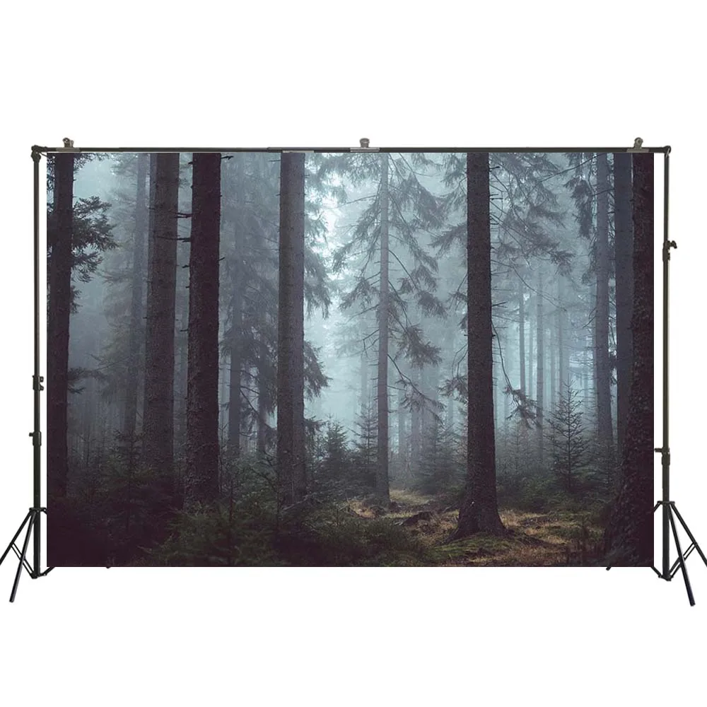 

Photography Backdrop Deep Forest Jungle Background for Photo Studio Birthday Party Decoration Dessert Table Banner PortraitW4897