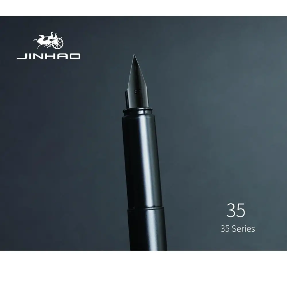 Ручка перьевая Jinhao со стальным корпусом и экстра тонким наконечником карандаш с