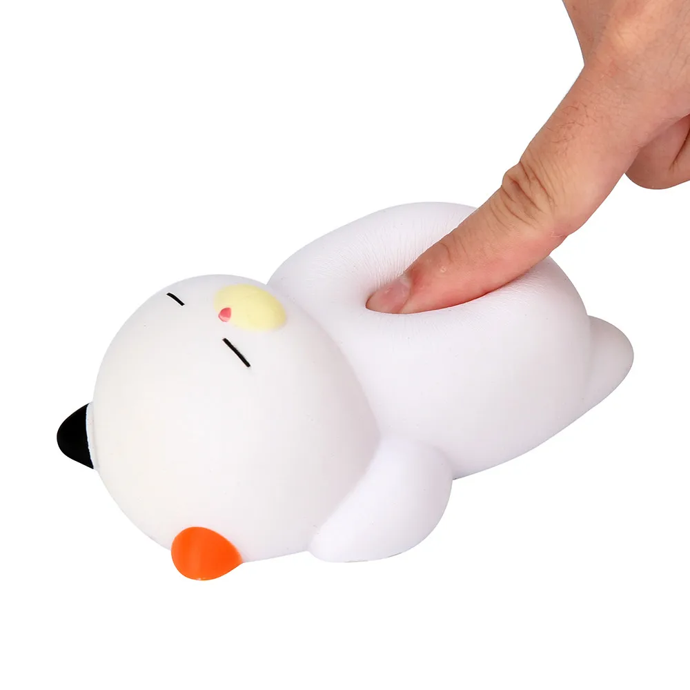 

Squishy Jumbo 12cm Cute Lazy Sleeping Cat Scented Squishy Charm Slow Rising Squish Toy Charm Anti stress Toys Kids or Kids 7.31