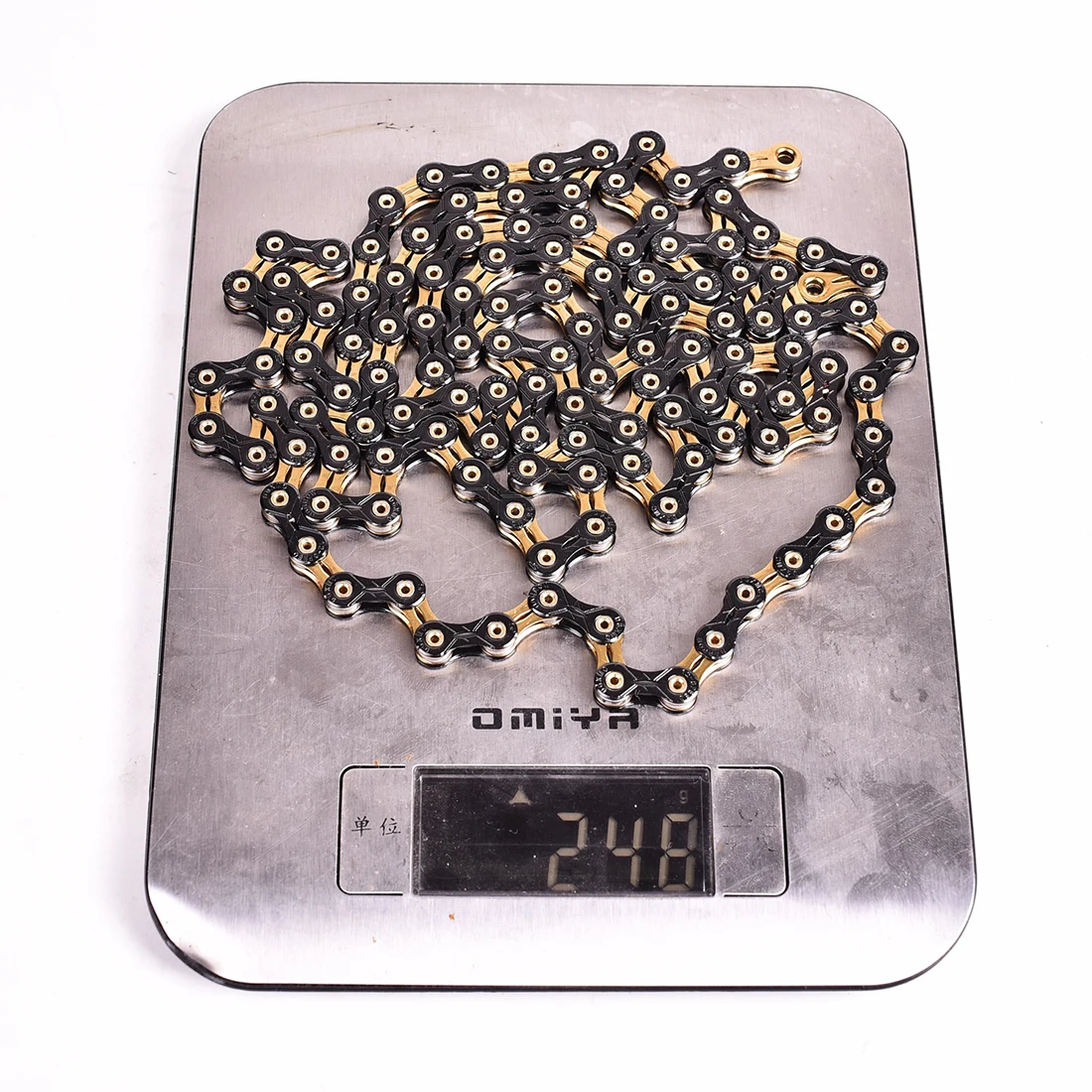 

Bike Bicycle Chain 126 Links Stainless Steel Rust Resistance Low Friction High Quality High Surface Hardness