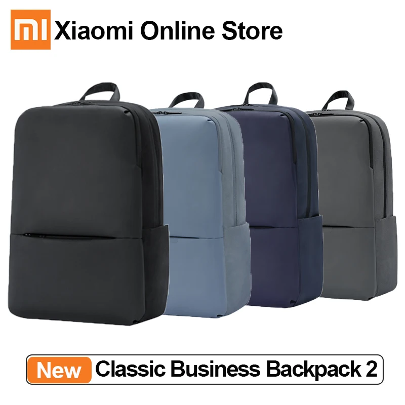 Xiaomi Mi классический деловой рюкзак 2 поколения уровень 4 водонепроницаемая сумка