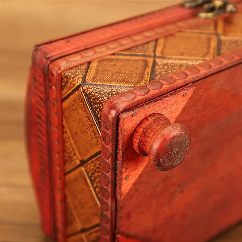 Wooden Tissue Box Holder Kitchen Tissue Box Organizer Desktop Napkin Case Paper Storage Box Decorative Crafts Container 6