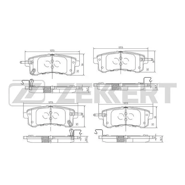 Pads brake Drive. Ass Infiniti QX56 (Z62) 10 Nissan Patrol ( | Автомобили и - Цена: 