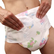 Милый стиль динозавра, мягкий слой поверхности, подгузник для взрослых и детей ABDL, 12 шт., подгузник с принтом для взрослых, мужские подгузники, большой размер