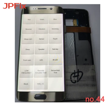 

JPFix For Samsung S6 edge G925 LCD Display Touch Glass Digitizer With Frame Assembly Replacement Defect Curved Screen Amoled