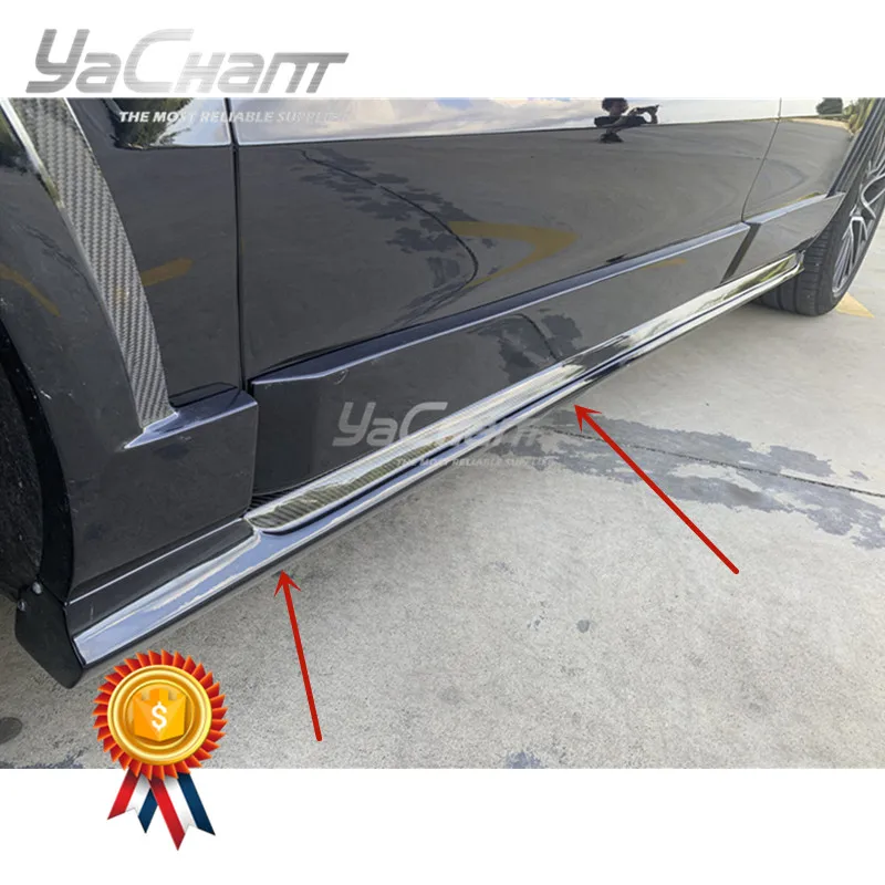 

Car-Styling Full Carbon Fiber Side Skirts Fit For 2018-2021 Cayenne 9Y0 Coupe 9Y3 YC DESIGN Side Skirt Attachment