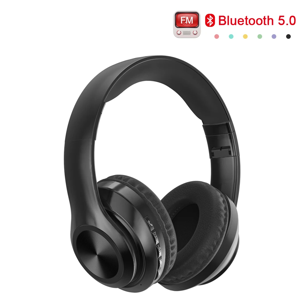 3 5 мм разъем fm радио Беспроводной наушники Bluetooth V5.0 музыка Спорт гарнитура