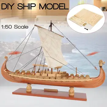 

DIY Wooden Ship Model Building Kits Assembly Toy DIY Gift for Children Adult Boy Girl