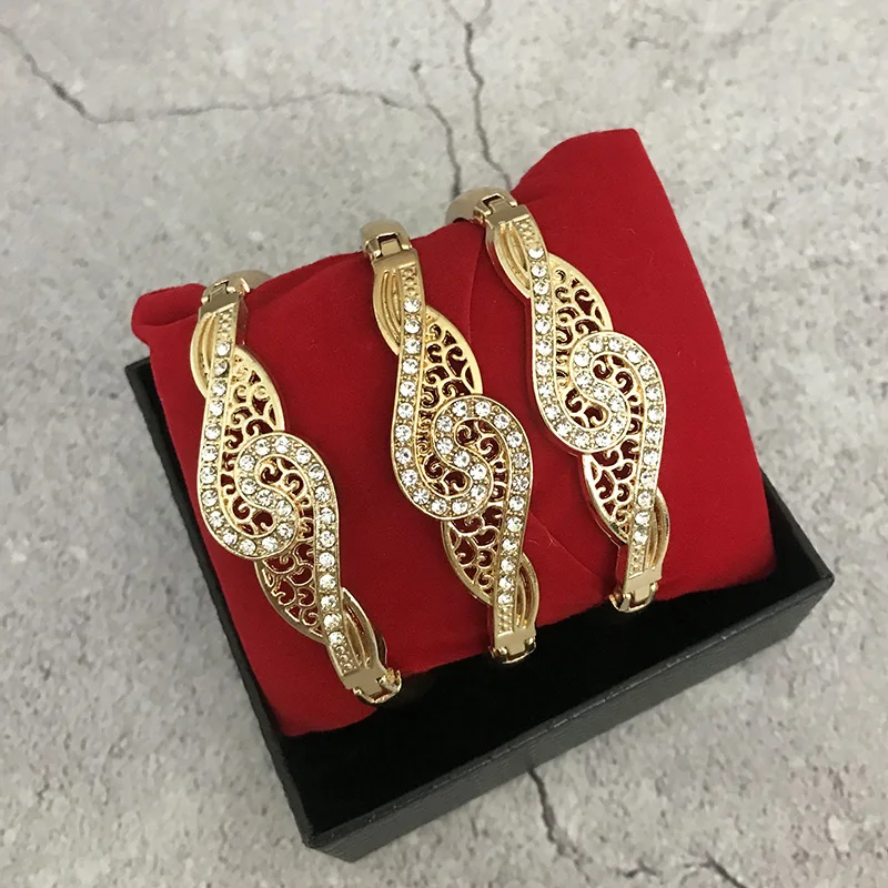 Brazil zinc alloy woman bracelet set rhinestone 3pcs set bracelet jewelry girl gift accessories bangle bracelet,beaded bracelet,crystal bracelets,bead bracelet,stone bracelet