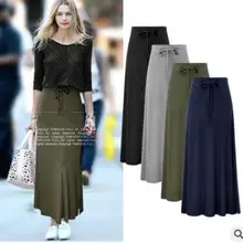 Lugentolo, Женская длинная на сумку на юбку, в стиле хип-хоп, с разрезом, осень и зима, однотонный ремень, Повседневный, размера плюс 4XL