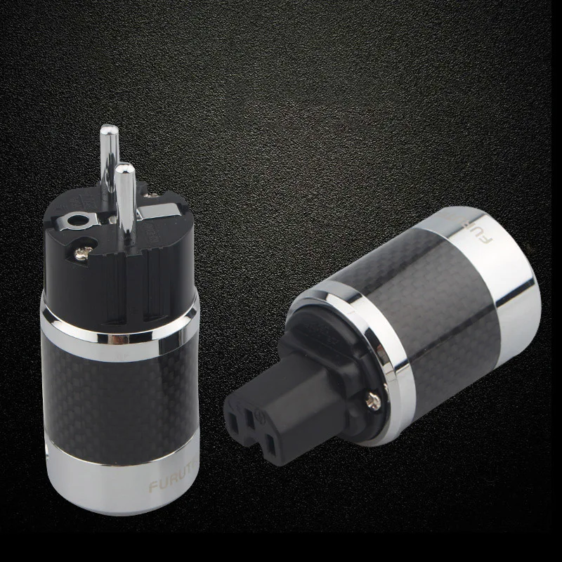 Высококачественная розетка Furutech FI-50 NCF Nano Crystal EU/US с родиевым покрытием блок