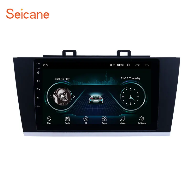 Seicane 9 дюймов Android 9,1 Автомобильный gps мультимедийный плеер для Subaru Legacy поддержка Carplay камера заднего вида DVR