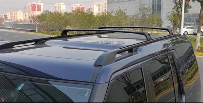 Для Land Rover Дискавери 3 LR3 2003-2009 багажник на крышу поперечная багажная стойка бар высокое качество алюминиевый сплав Материал аксессуары
