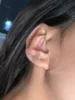 3-8mm Simple Ball Earrings Titanium Stud Earring Multi Ear Piercing Jewelry Gothic Men Women Girls Anti Allergic Body Accessory 4