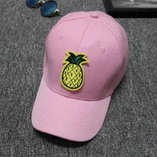 Женская бейсбольная кепка с фруктовым принтом, милые розовые бейсболки, хип-хоп женские кепки, модная солнцезащитная Кепка для гольфа