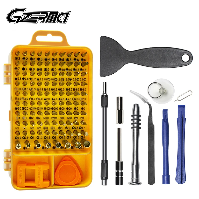 

115 in 1 Precision Screwdriver Set Magnetic Bits 25 in 1 Torx Screwdriver Set For Electronics Tablet Laptop Phone Repair Tools