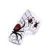 Spider Embroidery Golf Putter Head Cover Blade Putt Cover White Synthetic Leather ► Photo 3/5
