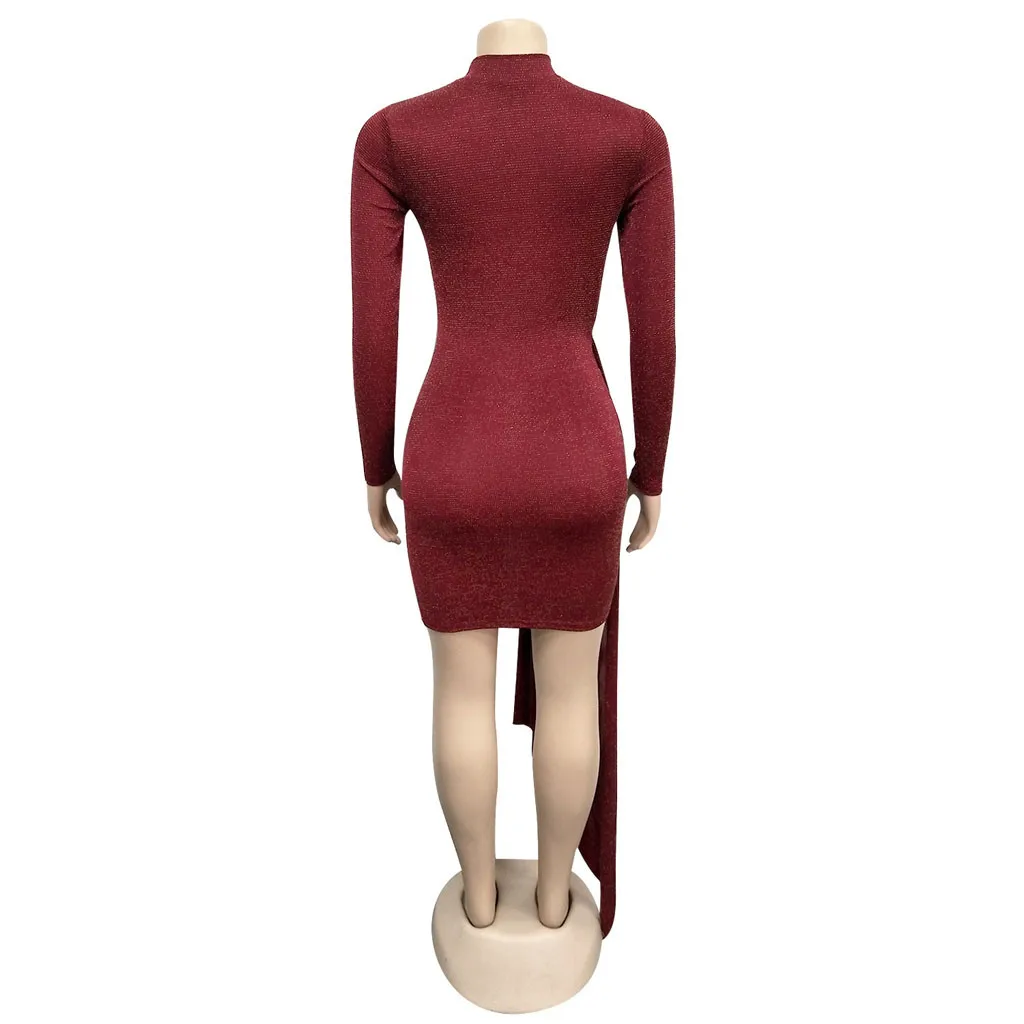 vestidos платье для женщин размера плюс Формальные платья с длинным рукавом Необычные Вечерние свадебные ropa mujer sukienki robe hiver femme
