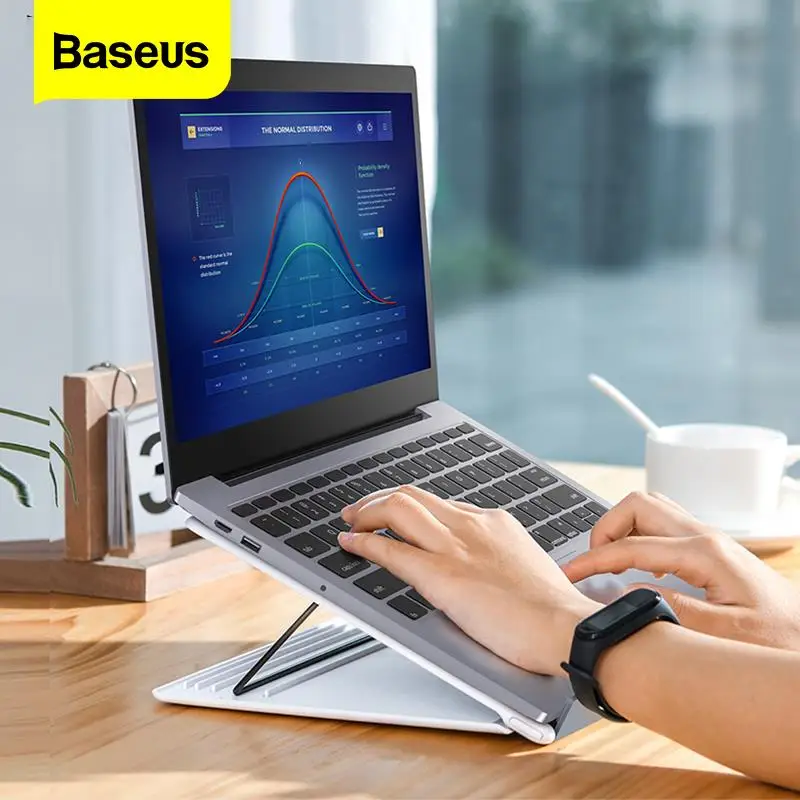 

Baseus Portable Laptop Stand For Macbook Air Pro 16 15 14 13 Inch Adjustable Foldable Notebook Base Holder Stand For Computer PC