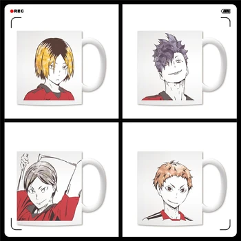 

Anime/Haikyuu!! Kozume Kenma/Kuroo Tetsuro/Haiba Lev/Yaku Morisuke Beautiful Ceramic Mug/Water Cup/Cup