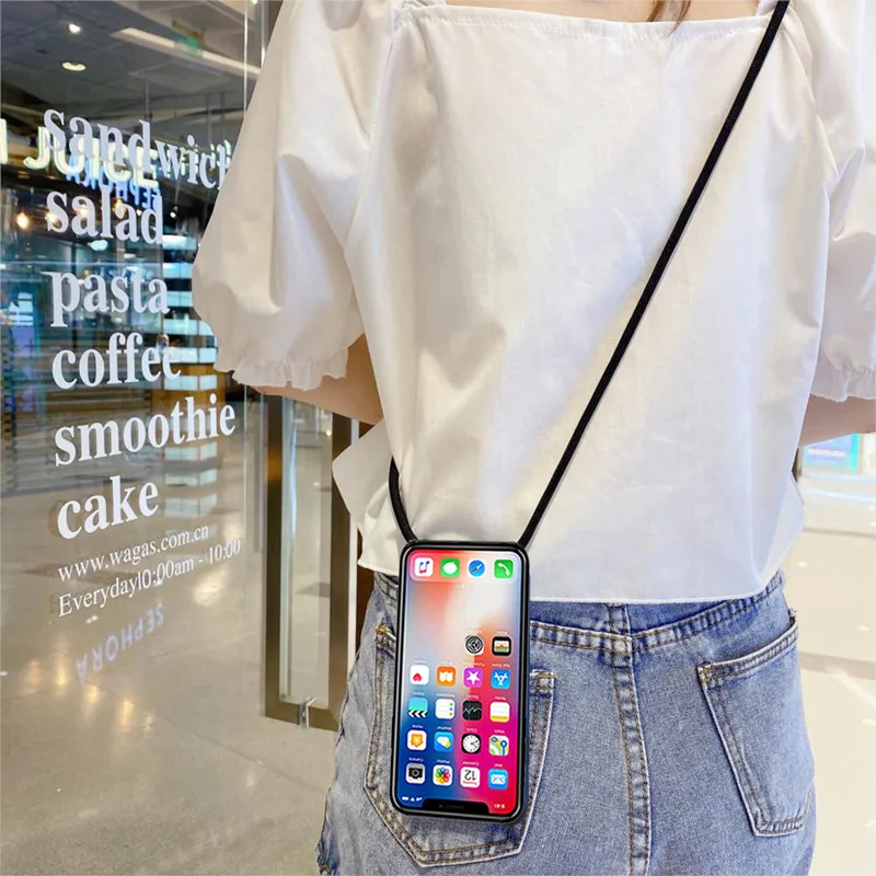 Чехол для телефона через плечо Wiko Jerry 2 3 4 Max Y70 Y61 Y81 U Pulse Lite View Prime XL Go MAX силиконовый