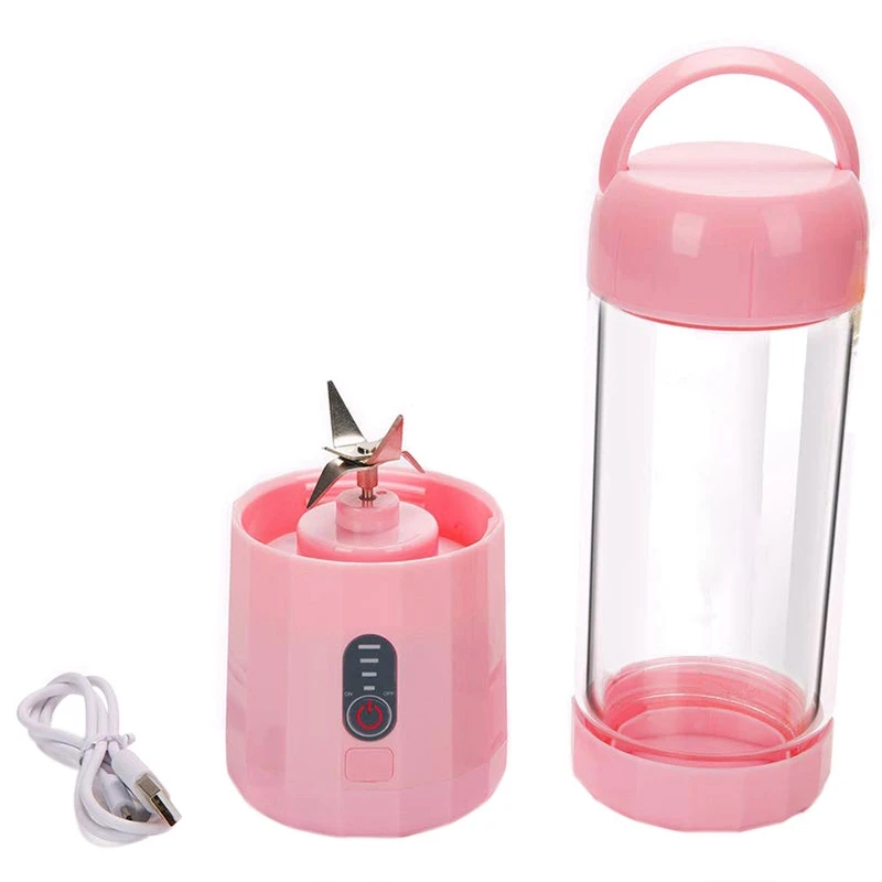 

Personal Portable Blender With 480Ml Travel Bottle,Served Smoothie Blender Six Blades In 3D Superb Mixing Personal Size Mixer Fr