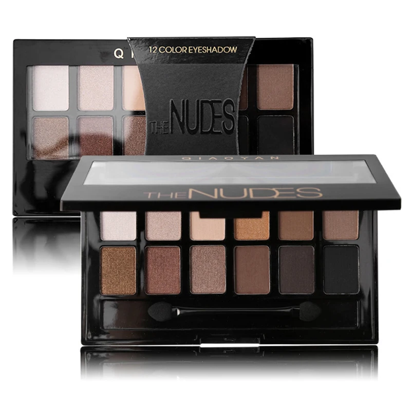 

12 Colors Eyeshadow Pallete Pearl Lasting Daily Cosmetics Eye Make Up Dark Lines Eye Shadow Hot Sale