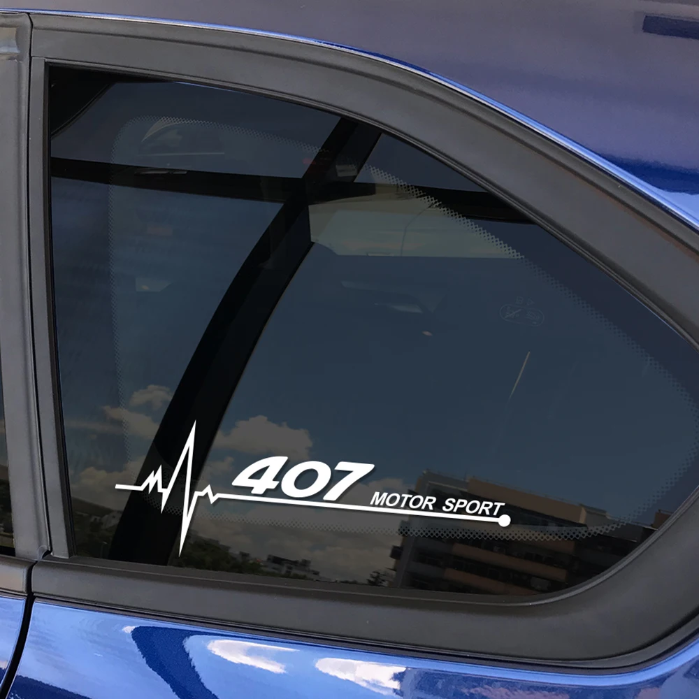 Автомобильные наклейки и для Peugeot 407 2 шт. автомобильные виниловые декоративные