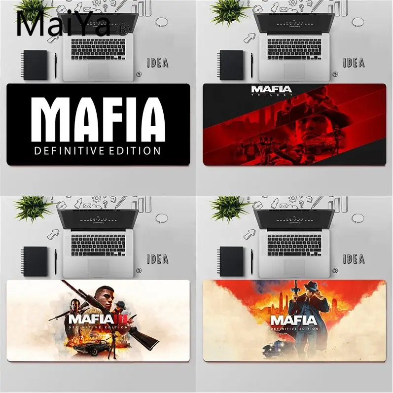 

Maiya Top Quality Mafia Definitive Edition Durable Rubber Mouse Mat Pad Free Shipping Large Mouse Pad Keyboards Mat