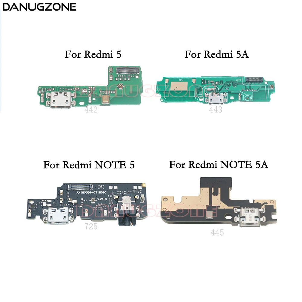 10 шт./партия для Xiaomi Redmi 5A 5/Redmi NOTE 5 Pro 5A usb зарядка док-станция Разъем Порт Разъем плата для зарядки гибкий кабель