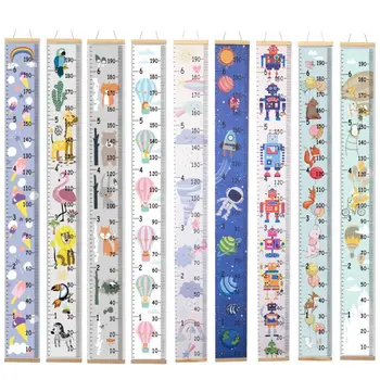 

Nordic Smiple Child Height Feet Kids Measuring Heights Ruler Wall Stickers 19QF