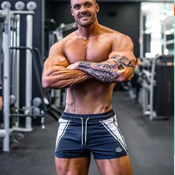 

2020 Men Sports Shorts Gym Fitness Bodybuilding Shorts Casual Summer Running Shorts Men Training Quick Dry Workout Jogger Pants
