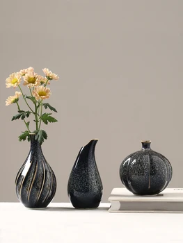 

Modern Ceramic Vase Nordic Handmade Crafts Porcelain Flower Bottle Creative Wedding Gifts Fashion Home Decoration Accessories