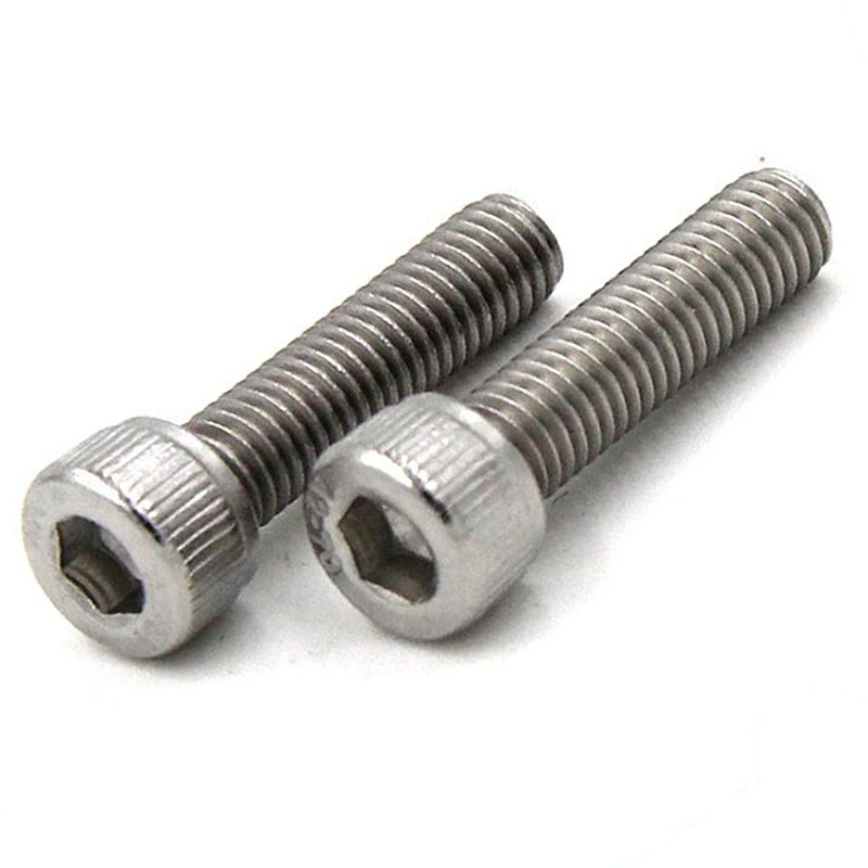 (50 шт./лот) M4 * L = 4-120 sus304 винт с шестигранной головкой из нержавеющей стали DIN912 |